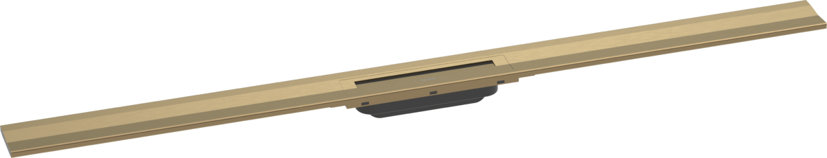 Hansgrohe Raindrain Flex Finish Set Shower Drain 1200 Cuttable For Wall Mounting - Brushed Bronze - 56054140