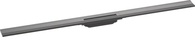 Hansgrohe Raindrain Flex Finish Set Shower Drain 1200 Cuttable For Wall Mounting - Brushed Black Chrome - 56054340