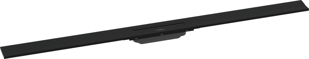 Hansgrohe Raindrain Flex Finish Set Shower Drain 1200 Cuttable For Wall Mounting - Matt Black - 56054670