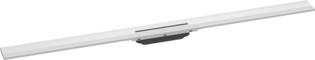 Hansgrohe Raindrain Flex Finish Set Shower Drain 1200 Cuttable For Wall Mounting - Matt White - 56054700