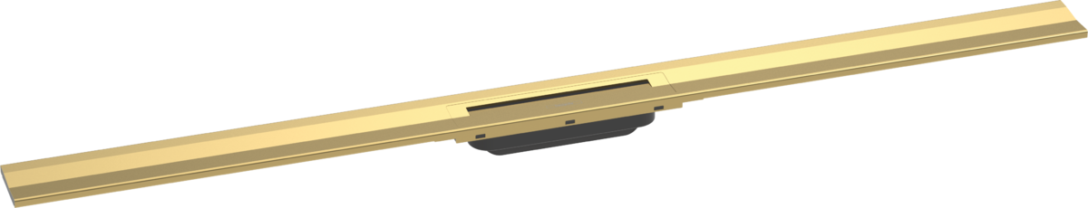 Hansgrohe Raindrain Flex Finish Set Shower Drain 1200 Cuttable For Wall Mounting - Polished Gold Optic - 56054990