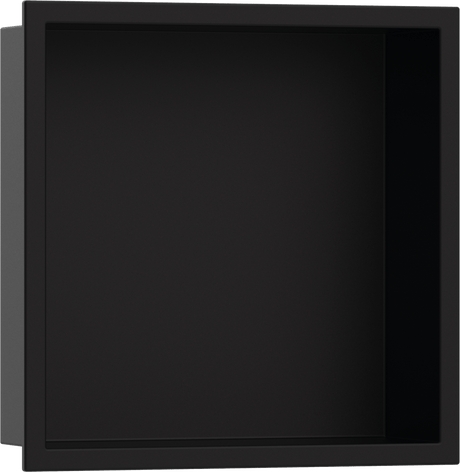 Hansgrohe Xtrastoris Original Wall Niche With Frame - Matt Black - 56093670 - TAP 'N' SHOWER