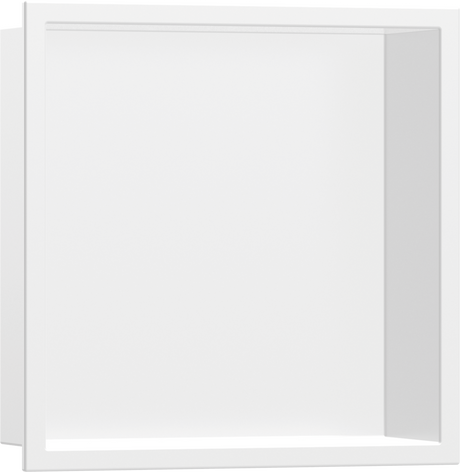Hansgrohe Xtrastoris Original Wall Niche With Frame 300/300/100 - Matt White - 56061700