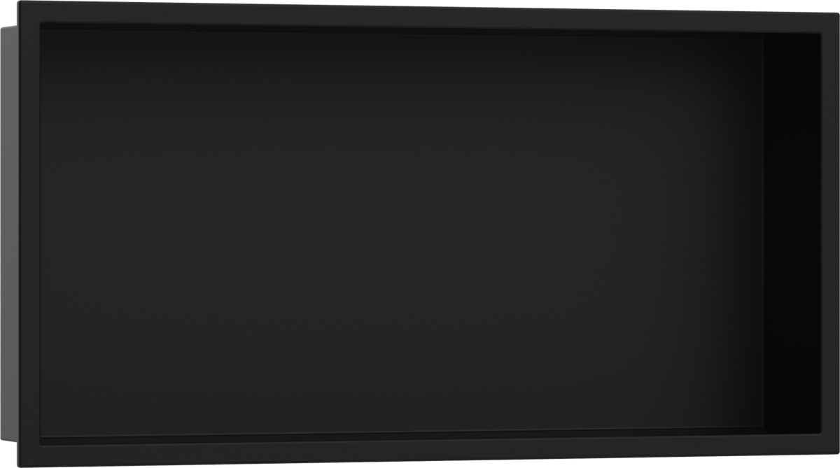 Hansgrohe XtraStoris Original Wall Niche With Frame 300/600/100 - Matt Black - 56064670