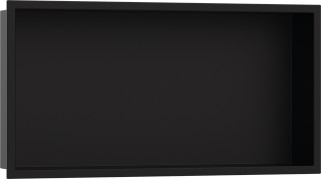 Hansgrohe XtraStoris Original Wall Niche With Frame 300/600/100 - Matt Black - 56064670