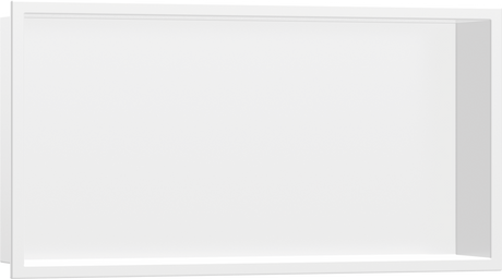 Hansgrohe XtraStoris Original Wall Niche With Frame 300/600/100 - Matt White - 56064700