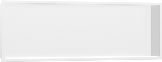 Hansgrohe Xtrastoris Original Wall Niche With Frame 300/900/100 - Matt White - 56067700