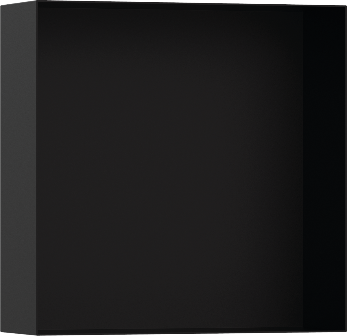 Hansgrohe XtraStoris Minimalistic Wall Niche Frameless 300/300/100 - Matt Black - 56073670