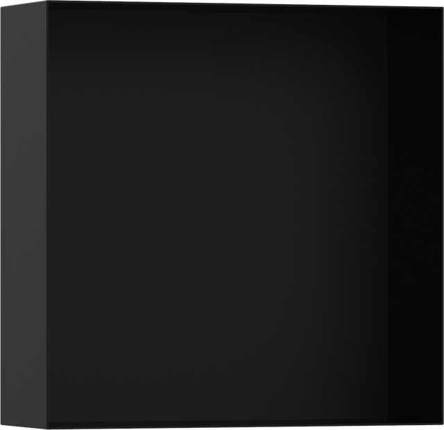 Hansgrohe XtraStoris Minimalistic Wall Niche Frameless 300/300/100 - Matt Black - 56073670