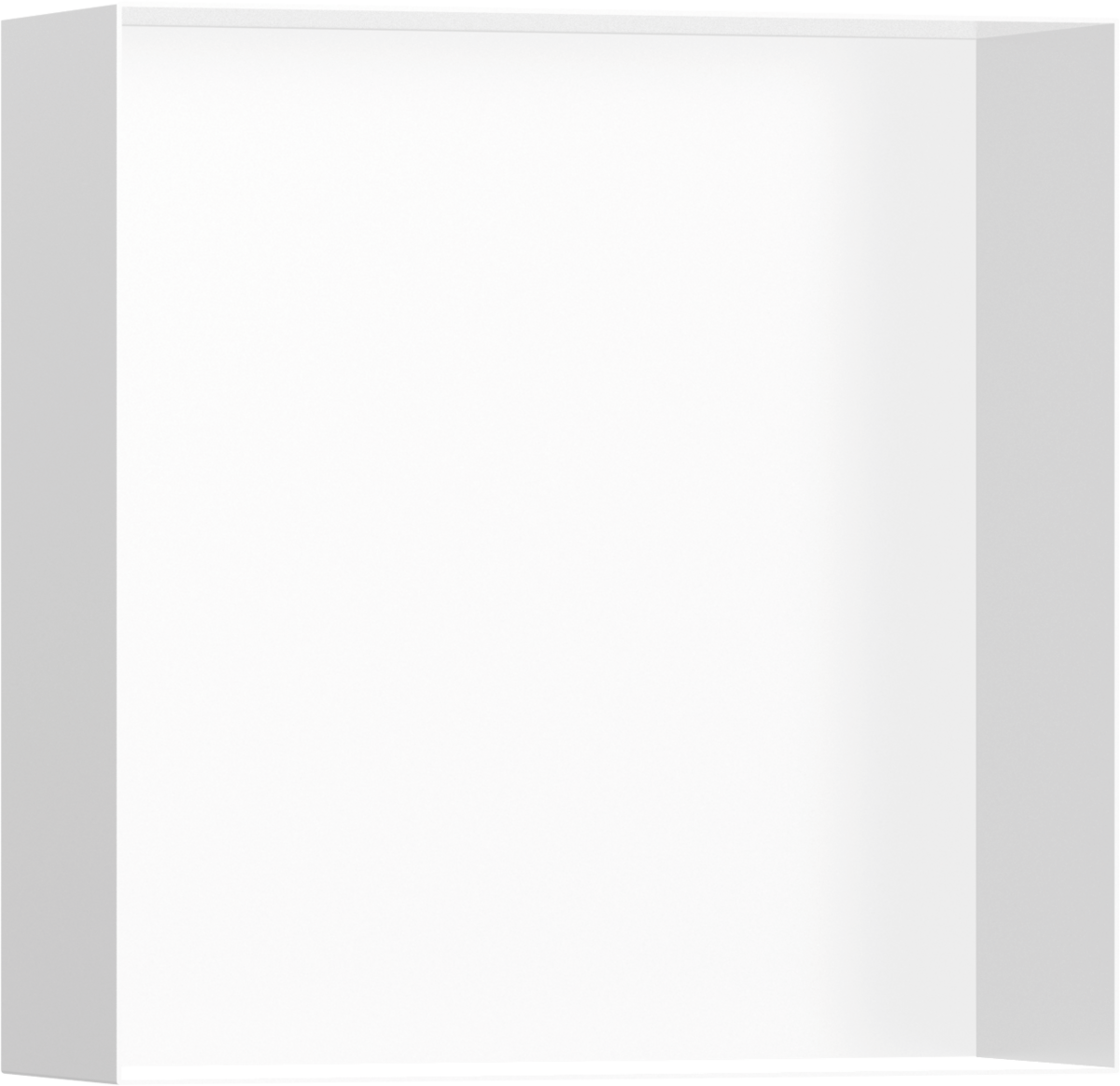 Hansgrohe XtraStoris Minimalistic Wall Niche Frameless 300/300/100 - Matt White - 56073700