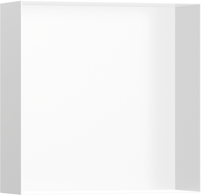Hansgrohe XtraStoris Minimalistic Wall Niche Frameless 300/300/100 - Matt White - 56073700