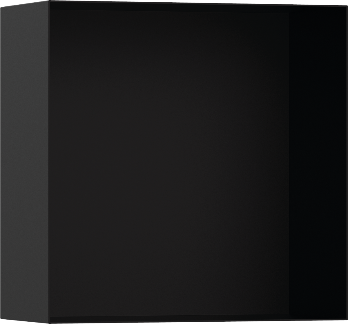 Hansgrohe XtraStoris Minimalistic Wall Niche Frameless 300/300/140 - Matt Black - 56079670