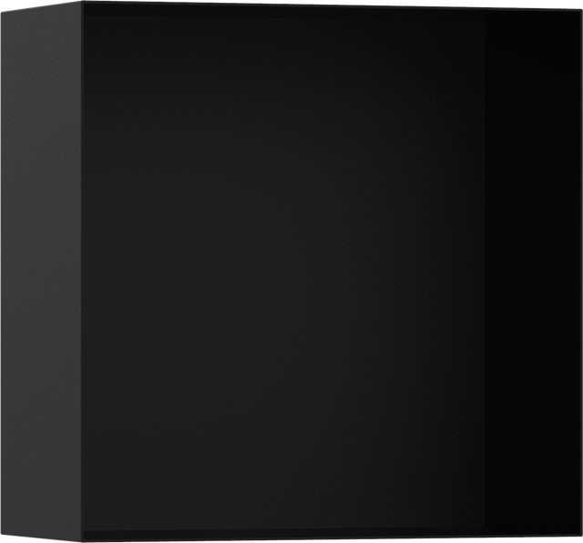 Hansgrohe XtraStoris Minimalistic Wall Niche Frameless 300/300/140 - Matt Black - 56079670