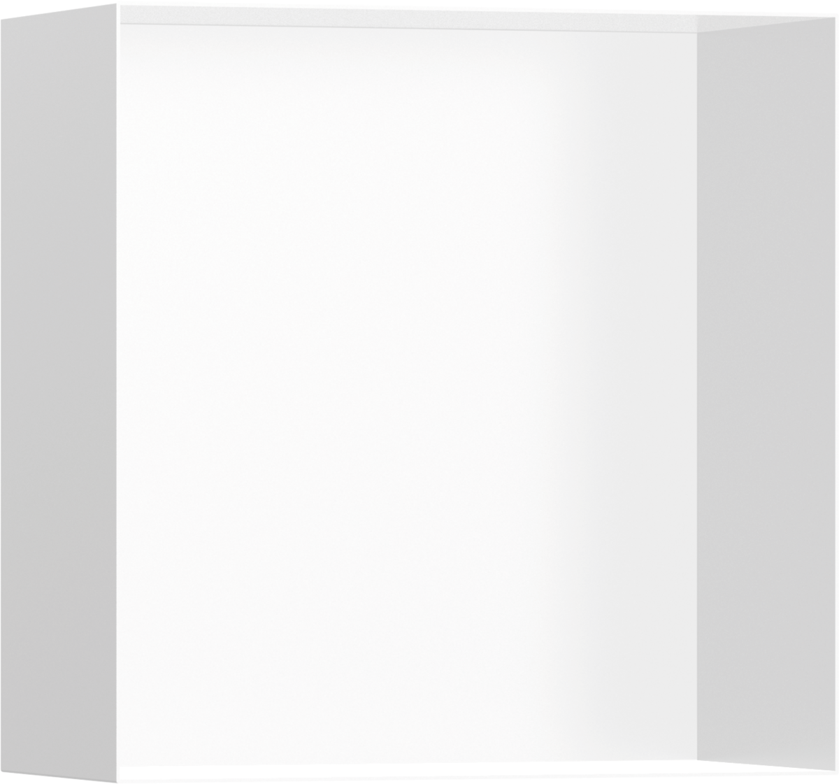 Hansgrohe XtraStoris Minimalistic Wall Niche Frameless 300/300/140 - Matt White - 56079700