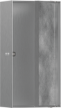 Hansgrohe XtraStoris Rock Wall Niche With Tileable Door 300/150/100 - Brushed Stainless Steel - 56082800