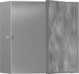 Hansgrohe XtraStoris Rock Wall Niche With Tileable Door 300/300/140 - Brushed Stainless Steel - 56091800