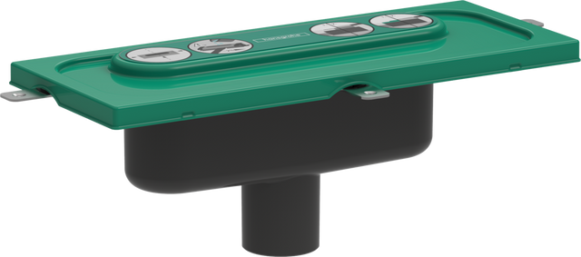 Hansgrohe uBox Universal Base Set For Finish Sets For Vertical Installation - 01002180