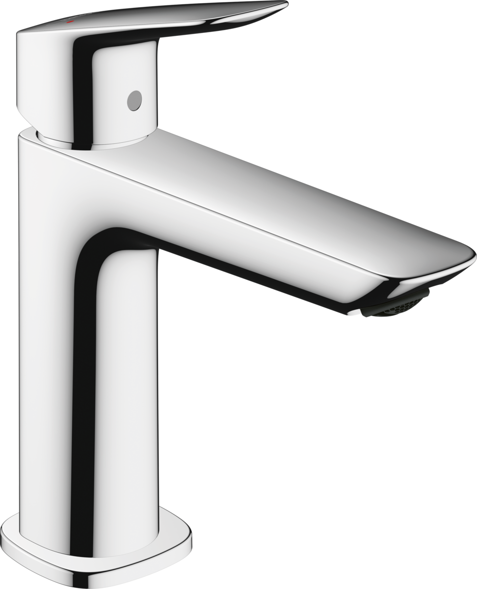 Hansgrohe Logis Single Lever Basin Mixer 110 Fine With Push-open Waste Set - Chrome - 71252000