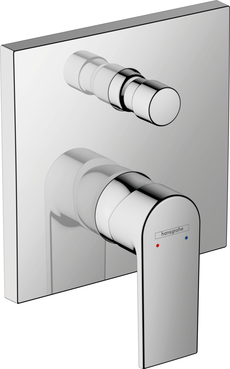 Hansgrohe Vernis Shape Single Lever Bath Mixer For Concealed Installation - Chrome - 71468000