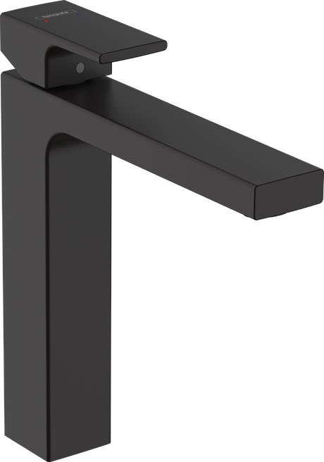 Hansgrohe Vernis Shape Single Lever Basin Mixer 190 Without Waste Set - Matt Black - 71591670