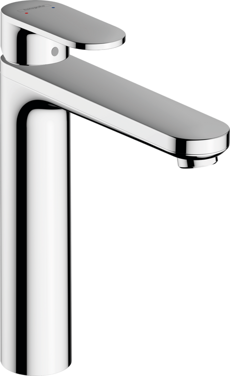 Hansgrohe Vernis Blend Single Lever Basin Mixer 190 With Isolated Water Conduction And Pop-up Waste Set - Chrome - 71572000