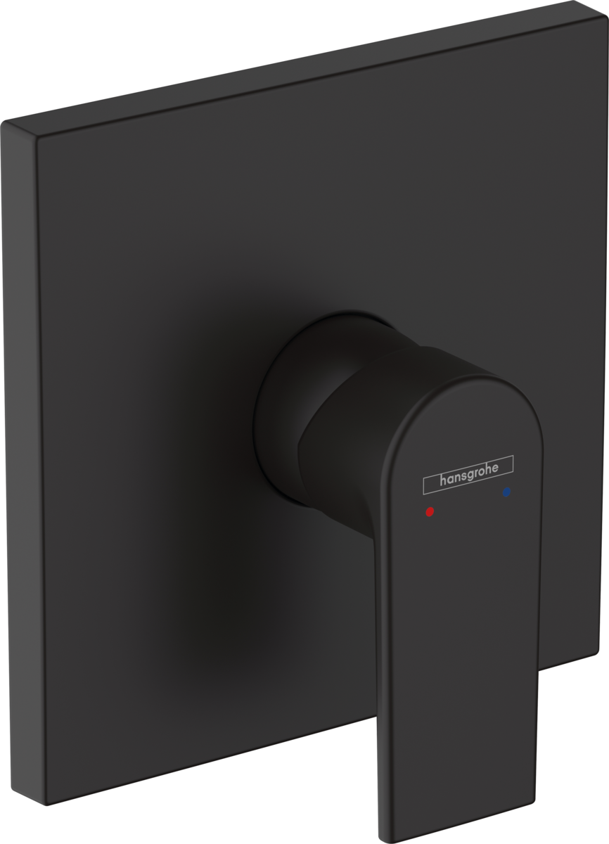 Hansgrohe Vernis Shape Single Lever Shower Mixer For Concealed Installation - Matt Black - 71668670