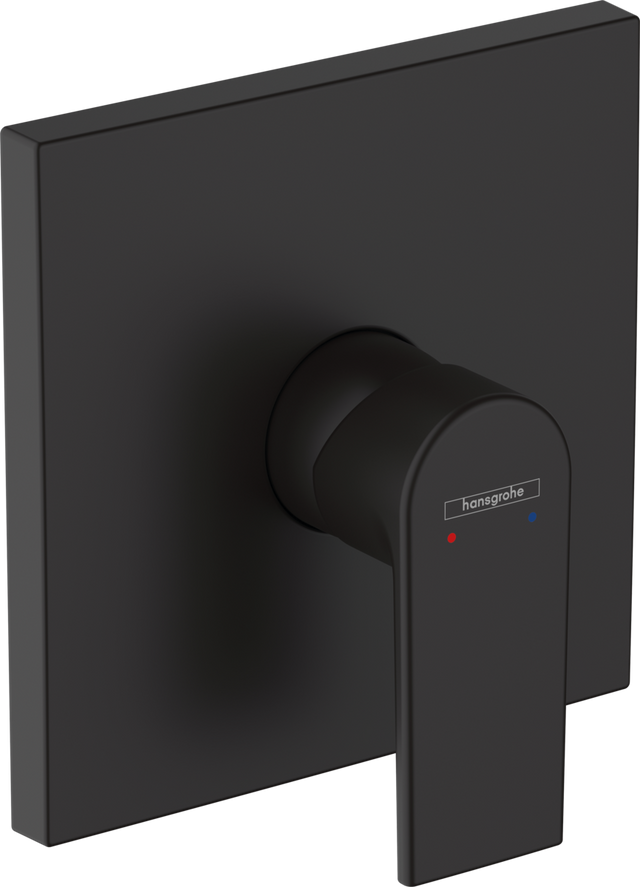 Hansgrohe Vernis Shape Single Lever Shower Mixer For Concealed Installation - Matt Black - 71668670