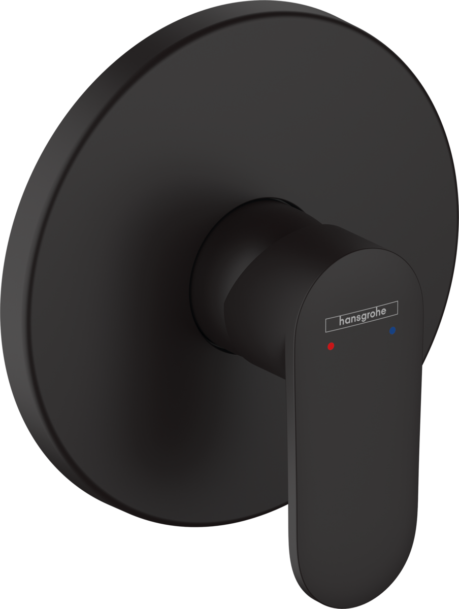 Hansgrohe Vernis Blend Single Lever Shower Mixer For Concealed Installation - Matt Black - 71667670
