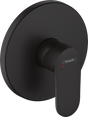 Hansgrohe Vernis Blend Single Lever Shower Mixer For Concealed Installation - Matt Black - 71667670