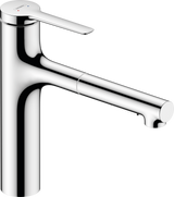 Hansgrohe Zesis M33 Single Lever Kitchen Mixer 160 Pull-out Spray 2jet - Chrome - 74801000