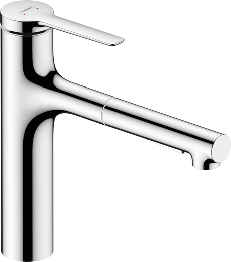 Hansgrohe Zesis M33 Single Lever Kitchen Mixer 160 Pull-out Spray 2jet Sbox Lite - Chrome - 74804000