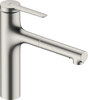 Hansgrohe Zesis M33 Single Lever Kitchen Mixer 160 Pull-out Spray 2jet Sbox Lite - Stainless Steel - 74804800