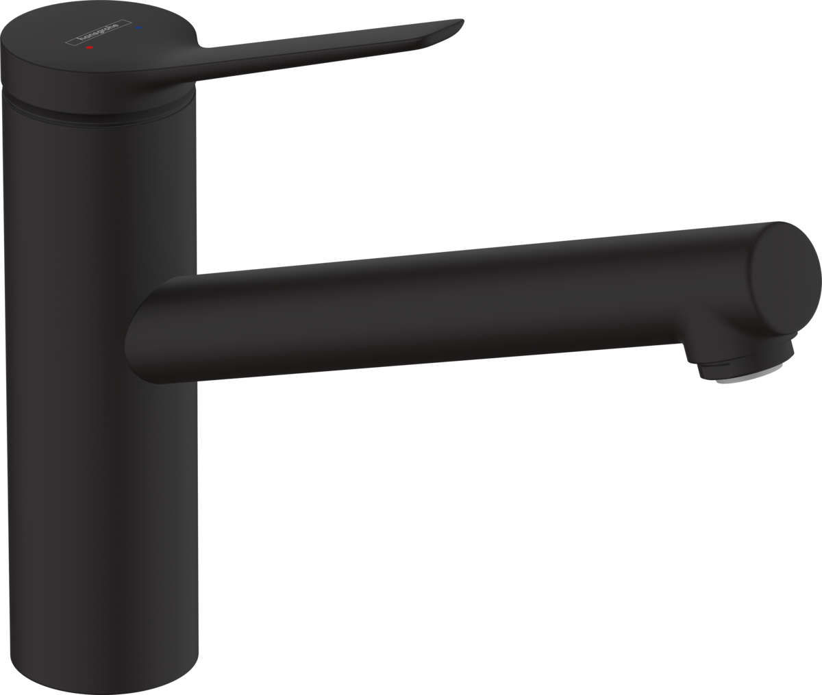 Hansgrohe Zesis M33 Single Lever Kitchen Mixer 150 1jet - Matt Black - 74802670