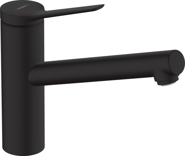 Hansgrohe Zesis M33 Single Lever Kitchen Mixer 150 1jet - Matt Black - 74802670