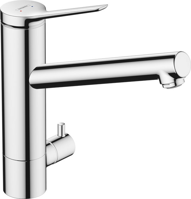 Hansgrohe Zesis M33 Single Lever Kitchen Mixer 200 Device Shut-off Valve Coolstart 1jet - Chrome - 74807000
