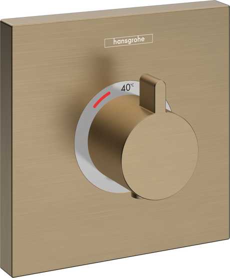 Hansgrohe ShowerSelect Thermostatic Mixer Highflow For Concealed Installation - Brushed Bronze - 15760140