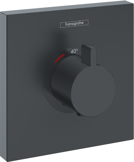 Hansgrohe ShowerSelect Thermostatic Mixer Highflow For Concealed Installation - Matt Black - 15760670