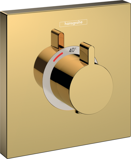 Hansgrohe ShowerSelect Thermostatic Mixer Highflow For Concealed Installation - Polished Gold Optic - 15760990