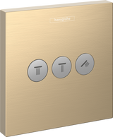 Hansgrohe ShowerSelect Valve For Concealed Installation For 3 Outlets - Brushed Bronze - 15764140