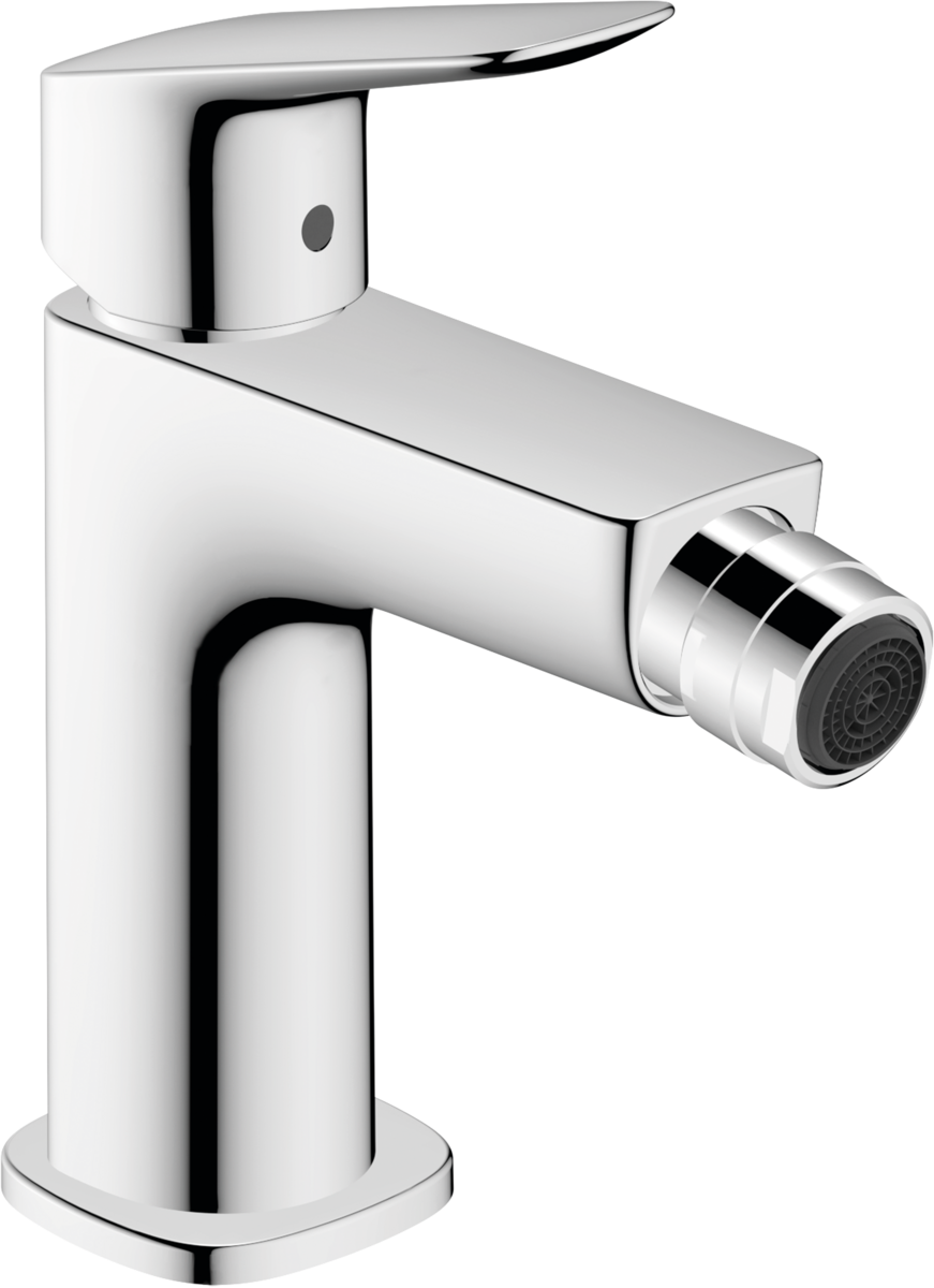 Hansgrohe Logis Single Lever Bidet Mixer 110 Fine With Pop-up Waste Set - Chrome - 71201000
