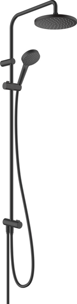 Hansgrohe Vernis Blend Showerpipe 200 1jet Reno - Matt Black - 26272670