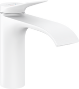 Hansgrohe Vivenis Single Lever Basin Mixer 110 Coolstart With Pop-up Waste Set - Matt White - 75023700