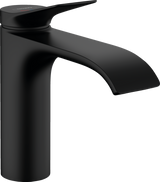 Hansgrohe Vivenis Single Lever Basin Mixer 110 Coolstart Without Waste Set - Matt Black - 75024670