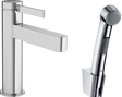 Hansgrohe Finoris Single Lever Basin Mixer 110 With Bidette Hand Shower And Shower Hose 160 Cm - Matt Black - 76210670