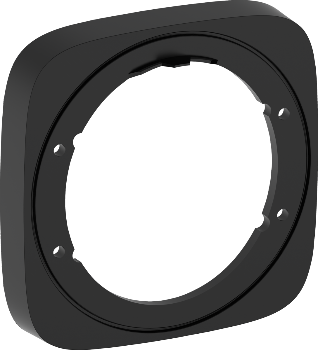 Hansgrohe Puravida Extension Element 157 X 157 mm - Matt Black - 15597670