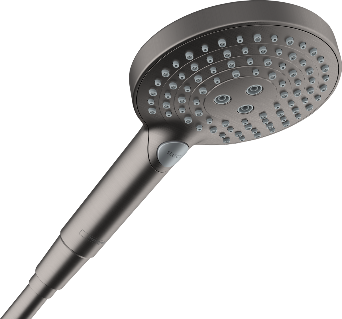 Hansgrohe Raindance Select S Hand Shower 120 3jet PowderRain - Brushed Black Chrome - 26014340