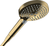 Hansgrohe Raindance Select S Hand Shower 120 3jet PowderRain - Polished Gold Optic - 26014990