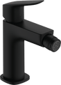Hansgrohe Logis Single Lever Bidet Mixer 110 Fine With Pop - up Waste Set - Matt Black - 71201670 - TAP 'N' SHOWER