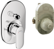 Hansgrohe Vernis Blend Bath Mixer Set For Concealed Installation - Chrome - 71473000
