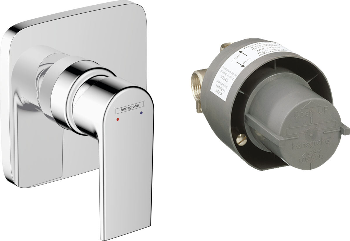 Hansgrohe Vernis Shape Shower mixer set for concealed installation - Chrome -  71662000